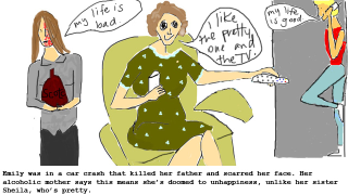 Illustration for article titled Lifetime Movie Cartoons: A Face To Die For
